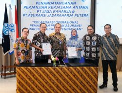 Tingkatkan Kolaborasi Operasional dan Pendapatan, Jasa Raharja dan PT Jasaraharja Putera Tandatangani Perjanjian Kerja Sama