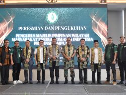 Kasrem 043/Gatam Hadiri Peresmian dan Pengukuhan Pengurus Majelis Pimpinan Wilayah MEBI Lampung