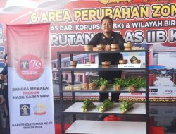 Bangga Pakai Produk Hasil Karya WBP. Rutan Kelas IIB Kotabumi Perkenalkan Hasil Kreativitas Warga Binaan