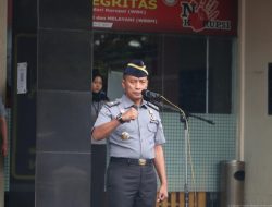Kadivpas Kusnali Pimpin Apel Pagi : Mengetahui serta Pahami dan Implementasikan Core Values ASN