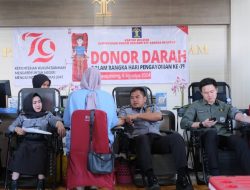 Peringati Hari Pengayoman Ke-79, Kemenkumham Babel Sumbang 70 Kantong Darah
