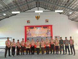 Lapas Narkotika Kelas IIA Bandar Lampung Pelantikan Pengurus dan Pengukuhan Nomor Gugus Depan 12.167