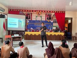 Kemenkumham Babel Gelar Sosialisasi Apostille dan Perseroan Perorangan di SMAN 1 Toboali