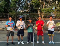 Meriahkan Hari Pengayoman, Karutan Kelas IIB Kotabumi Ikuti Pertandingan Tenis Lapangan