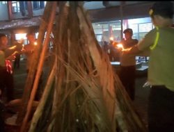 Kobaran Api Unggun Meriahkan Malam Keakraban Persami Gudep Lapas dan Rutan Kotaagung