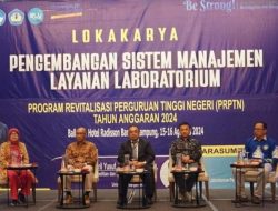 Unila Gelar Lokakarya Pengembangan Sistem Manajemen Laboratorium