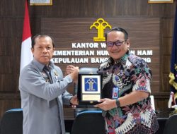 Kakanwil Harun Sulianto Terima Audiensi Kepala BNNP Babel
