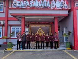 Tingkatkan Sinergi dan Kualitas Pelayanan, Lapas Muara Enim Terima Kunjungan Kerja Kabid Yankum Kanwil Kemenkumham Sumsel