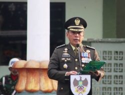 Peringati HUT RI Ke-79, Korem 043/Gatam Gelar Upacara