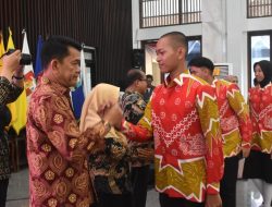 Danrem 043/Gatam Bersama Forkopimda Hadiri Ramah-Tamah Paskibraka Provinsi Lampung