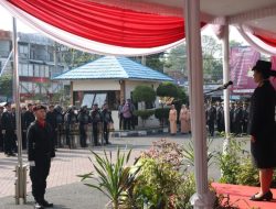 Lapas Kotaagung Gelar Upacara Bendera dan Syukuran Hari Lahir Kemenkumham