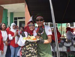 Danrem 043/Gatam Ikut Lomba Memasak Meriahkan HUT Ke-79 RI