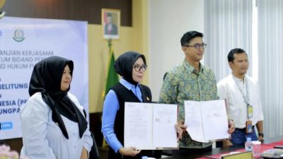 Kepala Kejari Belitung Timur Laksanakan Penandatanganan MoU Bersama Pelindo