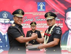 Elly Yuzar Resmi Gantikan M Adnan Sebagai Kakanwil Kemenkumham Jambi Yang Baru
