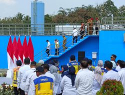 Presiden Joko Widodo Didampingi Pj Gubernur Lampung Resmikan SPAM