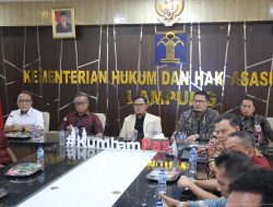 Pendampingan Desk Evaluasi ZI Oleh Tim Penilai Internal Berakhir, Kanwil Kemenkumham Lampung Gelar Exit Meeting