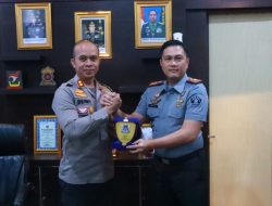 Pekuat Sinergitas, Kepala Rutan Sukadana Beserta Jajaran Lakukan Kunjungan ke Polres Lampung Timur