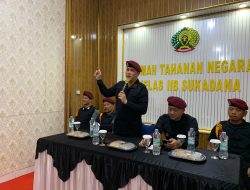 Optimalkan Pengamanan Rutan, Karutan Sukadana Gelar Penguatan Tusi Kepada Jajaran Petugas Pengamanan