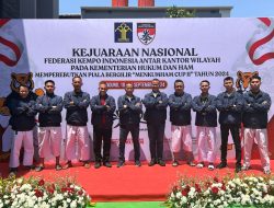 Sukses Meraih Tiga Medali, Ksatria Pengayoman Kanwil Kemenkumham Lampung Torehkan Prestasi di Kejurnas FKI Menkumham Cup II 2024