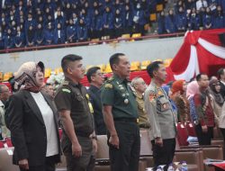Kasrem 043/Gatam Hadiri Rapat Luar Biasa Senat Unila Peringatan Dies Natalis Ke-59