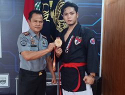 Pegawai Lapas Tanjung Raja Berhasil Raih Medali Emas Pada Kejuaraan Nasional Federasi Kempo Indonesia Menkumham Cup II 2024