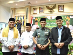 Danrem 043/Gatam dan Forkopimda Provinsi Lampung Hadiri Peringatan Maulid Nabi Muhammad SAW 1446 H