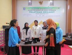 Bekali Keterampilan Kepada 30 Warga Binaan, Lapas Perempuan Pangkalpinang Gelar Pelatihan Menjahit