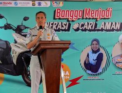 Jasa Raharja dan AHM PT Astra Honda Motor Adakan Kegiatan Safety Riding di ITERA