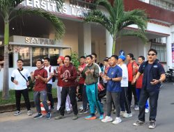 Antusiasme Peserta Temu Alumni dan Jalan Sehat Fakultas Hukum Unila 2024