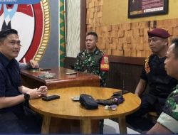 Jalin Sinergitas yang Lebih Kuat, Karutan Farizal Antony Terima Giat Sambang Anggota Koramil Sukadana