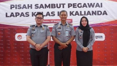 Pisah Sambut Petugas Lapas Kalianda, Kalapas Chandran Lestyono Tekankan Sinergi Pasti Untuk Lapas
