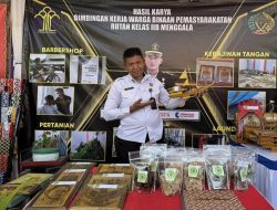 Rutan Kelas IIB Menggala Ikut Meriahkan Pameran Produk Unggulan Hasil Karya Warga Binaan