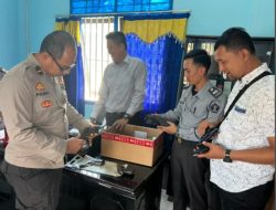 Lapas kelas IIA Kotabumi Gandeng Polres Lampung Utara Lakukan Pengecekan Senjata dan Amunisi