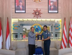Kakanwil kemenkumham Babel Koordinasi ke Danlanal Babel, Ini yang Dibahas
