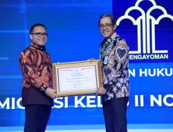 Kemenkumham Berhasil Raih Dua Penghargaan Pelayanan Publik dari Kementerian PANRB