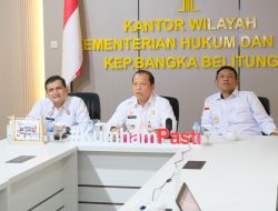 Kakanwil Harun Sulianto Ikuti Pembekalan Pelatihan Coaching dan Mentoring oleh Kepala BPSDM Hukum dan HAM