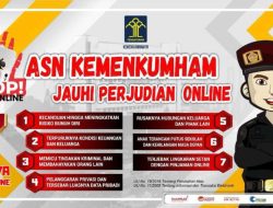 Tak Ingin Jajarannya Main Judi Online, Kalapas Metro Siap Berikan Sanksi Tegas Jika Melanggar
