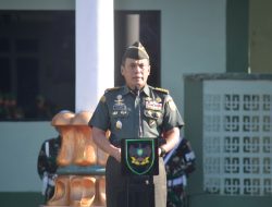 Pimpin Upacara Bulanan, Kasrem 043/Gatam Bacakan Amanat Panglima TNI