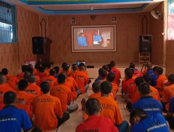 Rutin Diadakan, Warga Binaan Rutan Krui Kembali Gelar Nonton Bareng Bersama