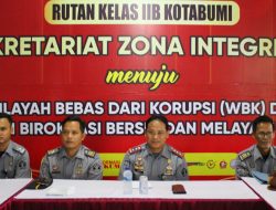 Rutan Kotabumi Ikuti Zoom Penyambutan Menteri Bidang Hukum, HAM, Imigrasi dan Pemasyarakatan