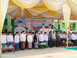 Rutan Kotabumi Ikuti Upacara Hari Santri Nasional 2024 di Ponpes El Qurro Abung Selatan