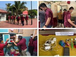 Lapas Kelas I Palembang Gelar Penggeledahan Rutin, Petugas Temukan Barang Terlarang Dari Kamar Hunian WBP
