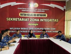 Rutan Kotabumi Terima Monitoring dan Pendampingan Kabag Program dan Humas Kanwil Kemenkumham Lampung