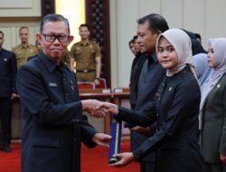 Sekda Fahrizal Lantik 23 Pejabat Fungsional di Lingkungan Pemprov Lampung