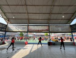 Laksanakan Program Pembinaan, Rutan Kelas IIB Menggala Gelar Senam Pagi Bagi Warga Binaan