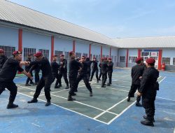 Tingkatkan Kesiapan Pegawai, Rutan Kotabumi Gelar Pelatihan Bela Diri Praktis