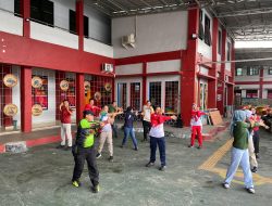 Rutan Kotabumi Gelar Senam Pagi untuk Tingkatkan Kebugaran Pegawai