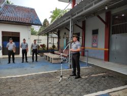 Pimpin Apel Pagi, Karutan Farizal Tekankan Integritas dan Pelaksanaan Perintah Harian Menteri IMIPAS