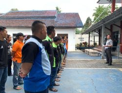 Plh Kepala KPR Rutan Sukadana Beri Pengaran dan Penguatan Saat Gelar Apel Tamping