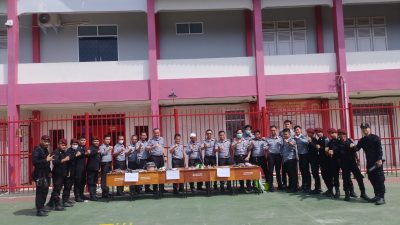 Cegah Halinar, Lapas Tanjung Raja Gelar Razia Kamar Hunian Warga Binaan